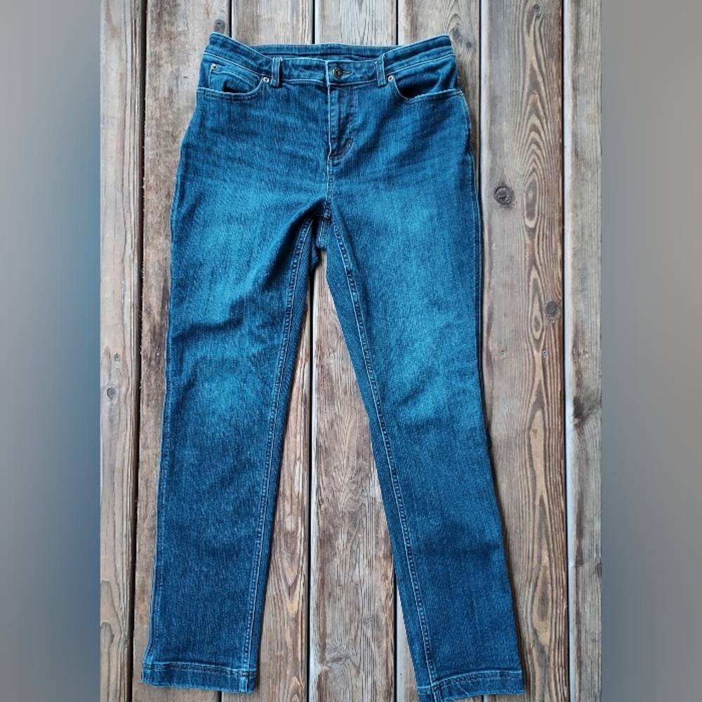 Duluth Trading Company Slim Straight Jeans